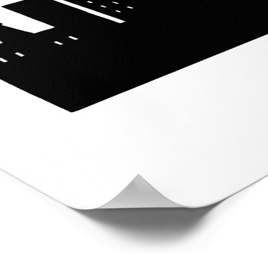 Kapstadt Skyline (Südafrika) Poster (Ecke)