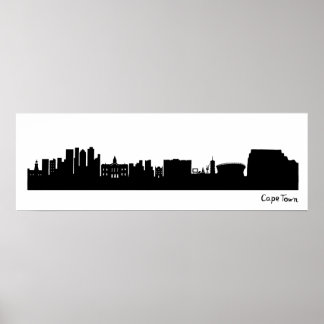Kapstadt Skyline (Südafrika) Poster