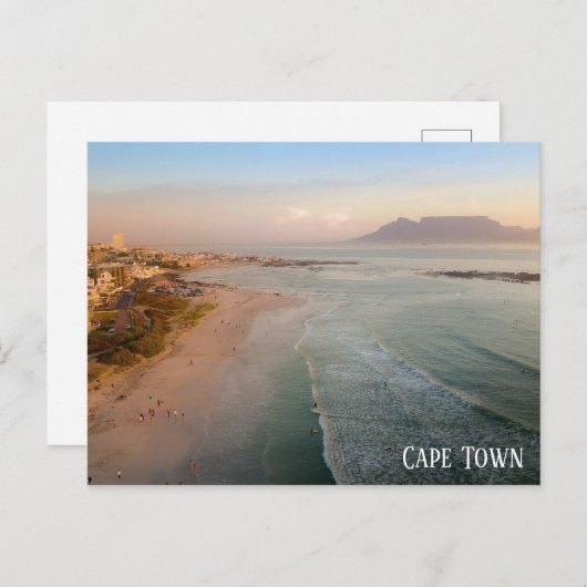 Kapstadt South Africa Beach Travel Foto Postkarte (Vorne/Hinten)