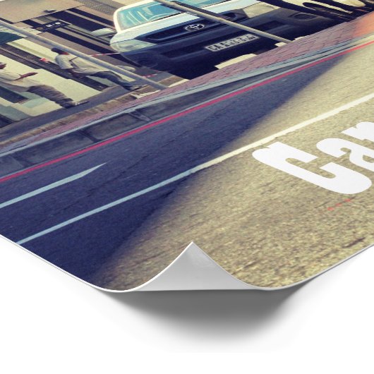 Kapstadt South Africa Street View Cityscape Poster (Ecke)