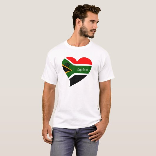 Kapstadt Stadt Südafrika T-Shirt (Vorne ganz)