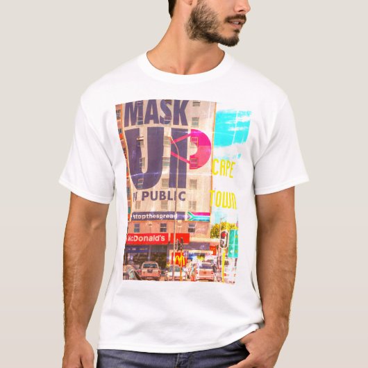 Kapstadt Stadtbild Architektur Südafrika T-Shirt (Vorderseite)