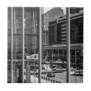 Kapstadt Stadtbild Löwen Leiter Südafrika Fliese