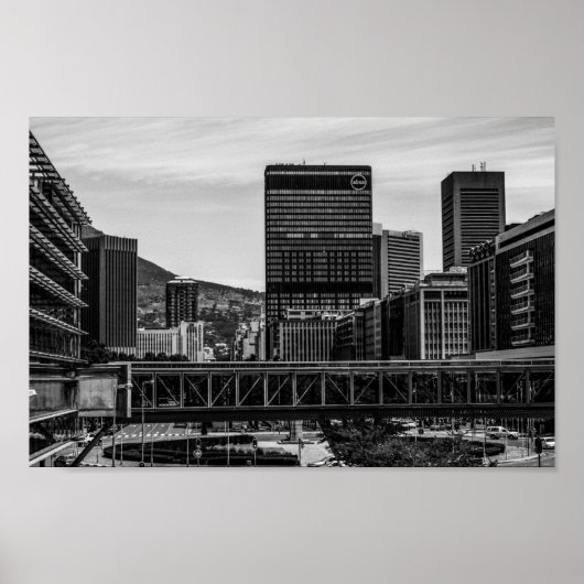 Kapstadt Stadtbild Löwen Leiter Südafrika Poster (Vorne)