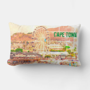 Kapstadt Stadtbild Wasserfront Südafrika Lendenkissen