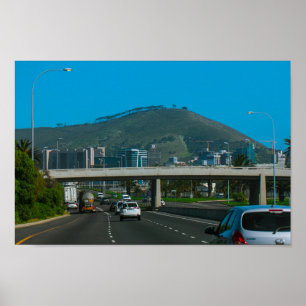 Kapstadt Stadtscape Signal Hill ZA Südafrika Poster
