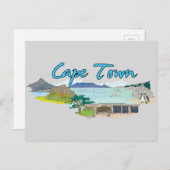 Kapstadt, Südafrika Berühmte Stadt Postkarte (Vorne/Hinten)