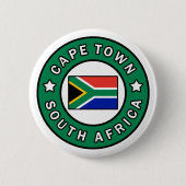 Kapstadt Südafrika Button (Vorderseite)