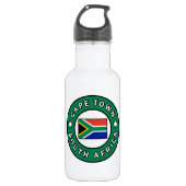 Kapstadt Südafrika Edelstahlflasche (Vorderseite)