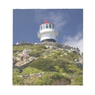 Kapstadt, Südafrika. Ein Leuchtturm auf der Notizblock