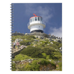 Kapstadt, Südafrika. Ein Leuchtturm auf der Notizblock