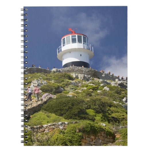 Kapstadt, Südafrika. Ein Leuchtturm auf der Notizblock (Vorderseite)