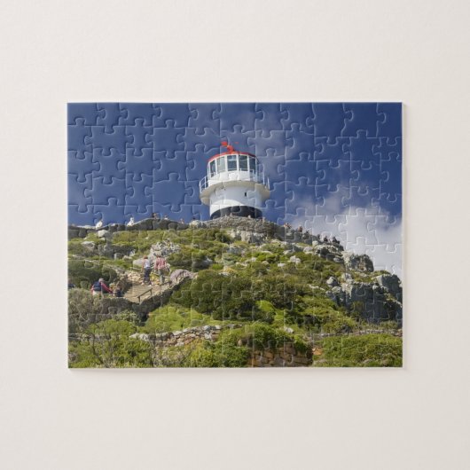 Kapstadt, Südafrika. Ein Leuchtturm auf der Puzzle (Horizontal)