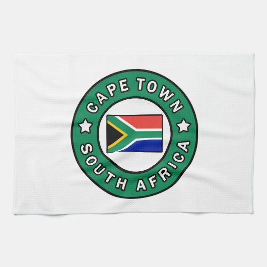 Kapstadt Südafrika Geschirrtuch (Horizontal)