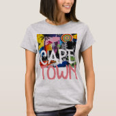 Kapstadt Südafrika Graffiti Mural Shirt, 2 T-Shirt (Vorderseite)