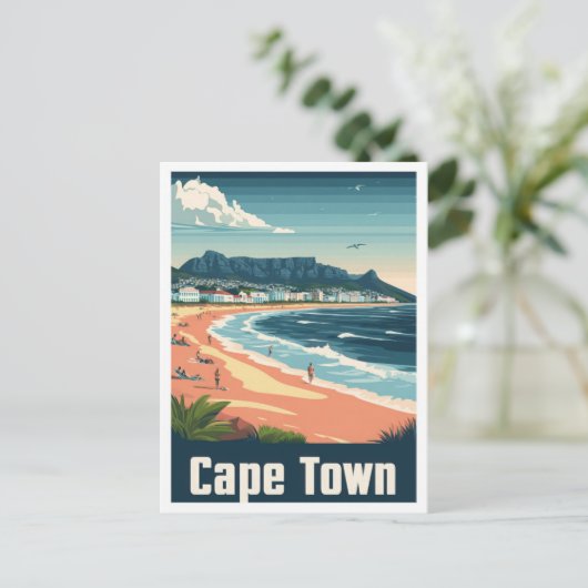 Kapstadt Südafrika Kunst, Dichtung und Musik Postkarte (Stehend Vorderseite)