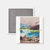 Kapstadt Südafrika Löwe Kopf Collage Magnet (Vorderseite/Rückseite)