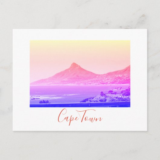 Kapstadt Südafrika Löwenkopf Postkarte (Vorderseite)