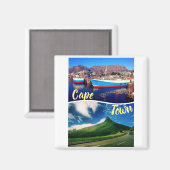 Kapstadt Südafrika Marina Lion's Head Magnet (Vorderseite/Rückseite)