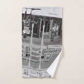 Kapstadt Südafrika Monochrome Badhandtuch Set (Handtuch)