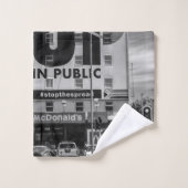 Kapstadt Südafrika Monochrome Badhandtuch Set (Waschlappen)