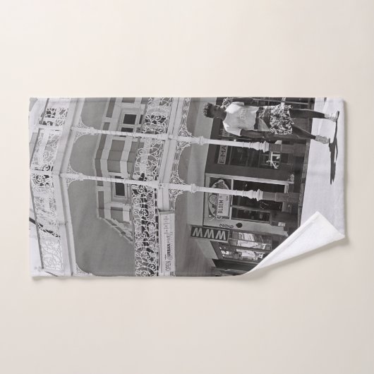 Kapstadt Südafrika Monochrome Badhandtuch Set (Handtuch)