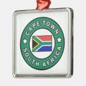 Kapstadt Südafrika Ornament Aus Metall (Links)