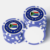 Kapstadt Südafrika Pokerchips (Stapel)