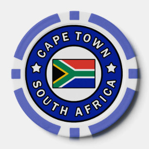 Kapstadt Südafrika Pokerchips