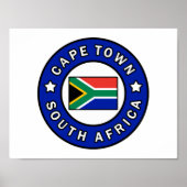 Kapstadt Südafrika Poster (Vorne)