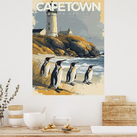 Kapstadt, Südafrika Poster (Küche)