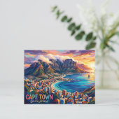 Kapstadt Südafrika Postkarte (Stehend Vorderseite)