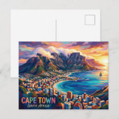 Kapstadt Südafrika Postkarte (Vorne/Hinten)