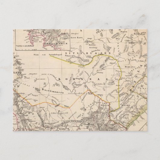 Kapstadt, Südafrika Postkarte (Vorderseite)