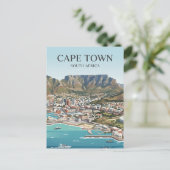 Kapstadt Südafrika Postkarte (Stehend Vorderseite)