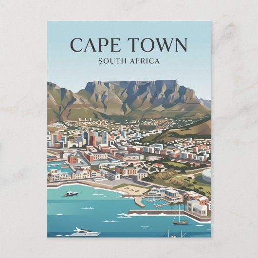 Kapstadt Südafrika Postkarte (Vorderseite)