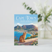 Kapstadt Südafrika Postkarte (Stehend Vorderseite)