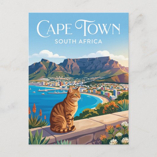Kapstadt Südafrika Postkarte (Vorderseite)