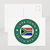 Kapstadt Südafrika Postkarte (Vorne/Hinten)