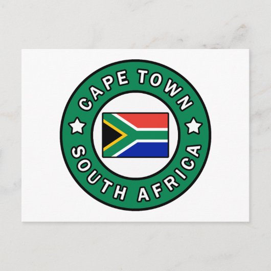Kapstadt Südafrika Postkarte (Vorderseite)