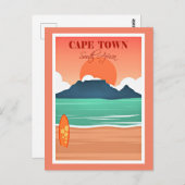 Kapstadt Südafrika, Postkarte (Vorne/Hinten)