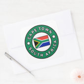 Kapstadt Südafrika Quadratischer Aufkleber (Umschlag)