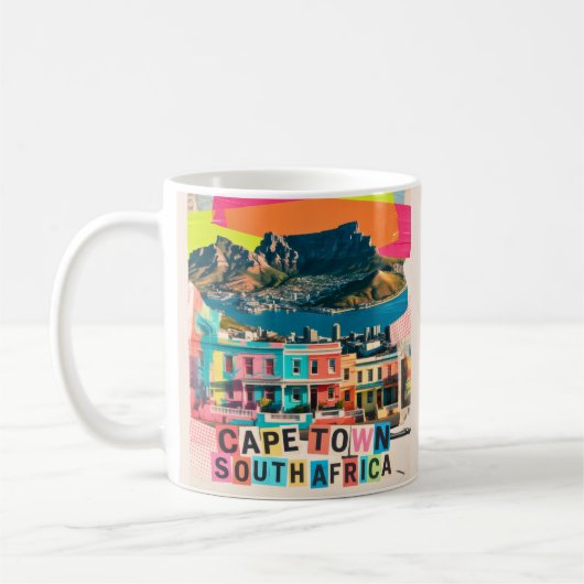 Kapstadt Südafrika Reise Bo-Kaap Landschaft Kaffeetasse (Links)