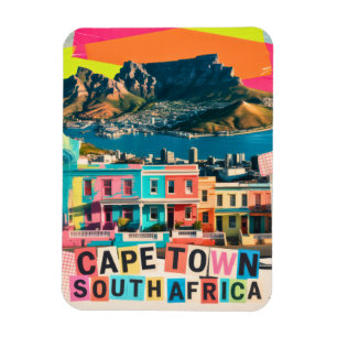 Kapstadt Südafrika Reise Bo-Kaap Landschaft Magnet