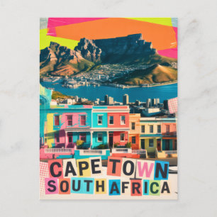 Kapstadt Südafrika Reise Bo-Kaap Landschaft Postkarte