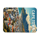 Kapstadt Südafrika Reisen Vintag Magnet (Horizontal)