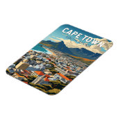 Kapstadt Südafrika Reisen Vintag Magnet (Linke Seite)