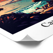 Kapstadt Südafrika Reisen Vintag Poster (Ecke)