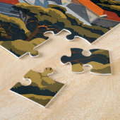 Kapstadt Südafrika Reisen Vintag Puzzle (Seite)