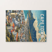 Kapstadt Südafrika Reisen Vintag Puzzle (Horizontal)
